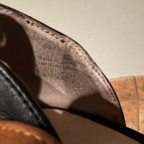 Aldo Leather Reva Colorful Wedge Heel Sandal Women's size 9 - Picture 7 of 7